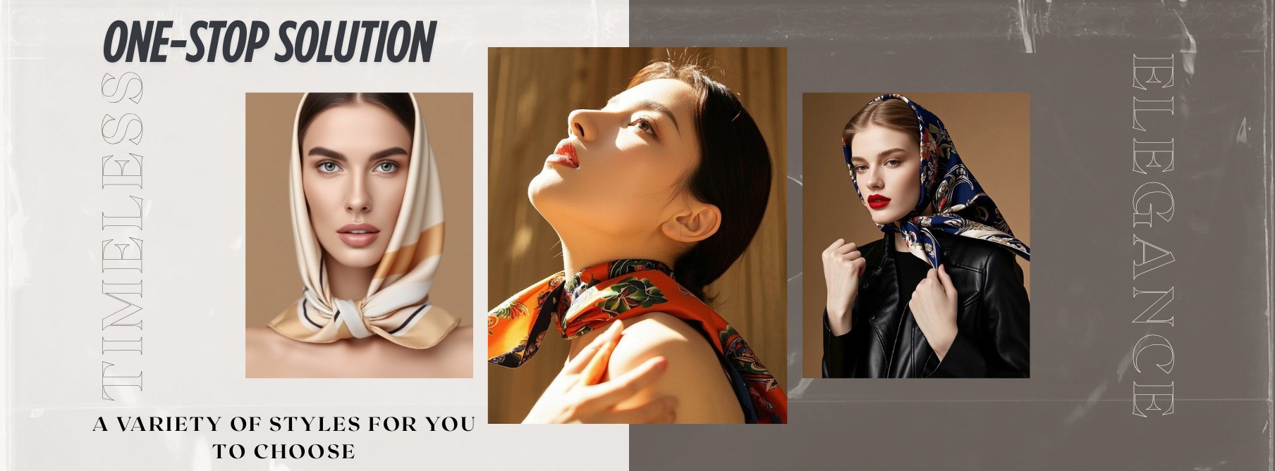 Beige and Brown Aesthetic Fashion Facebook Cover