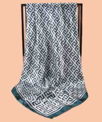 Printed Satin Headscarf