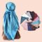 leoparf print imitation silk scarf