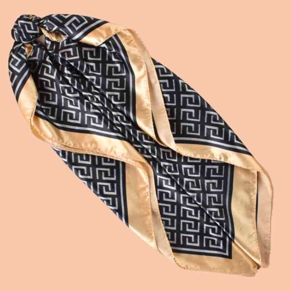 Printed Satin Headscarf