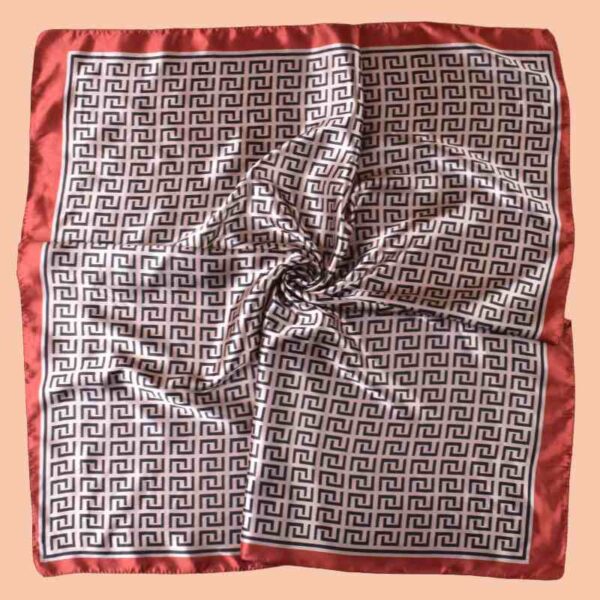 Printed Satin Headscarf