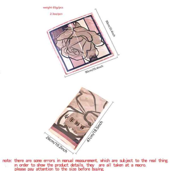 imitation silk scarf
