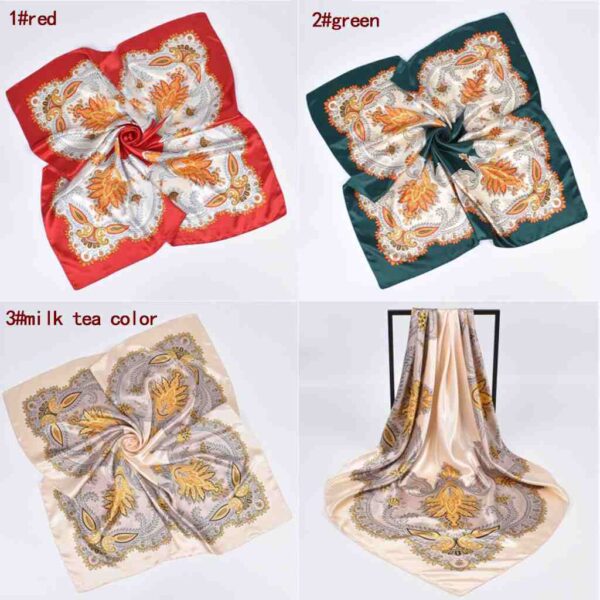 imitation silk scarf