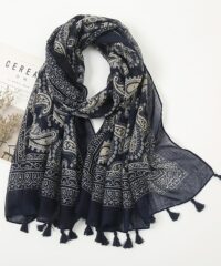 Geometric Paisley Scarf