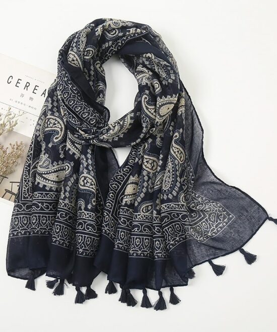 Geometric Paisley Scarf