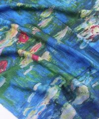 Art Silky Scarf Office Blanket