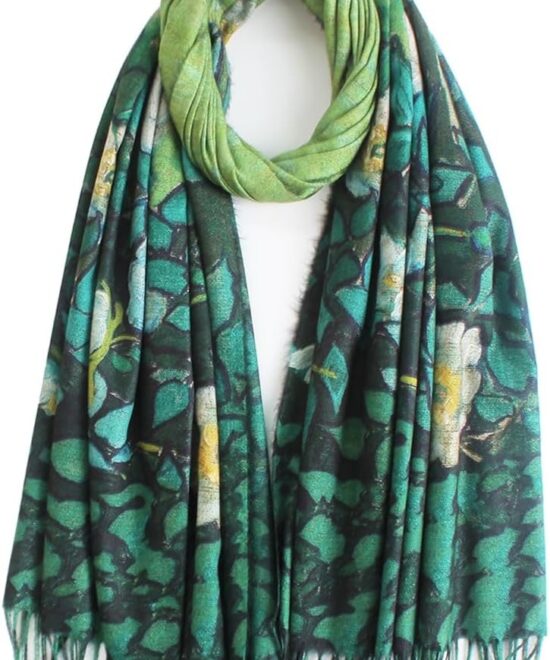 Master Oil Painting Scarf Soft Windproof