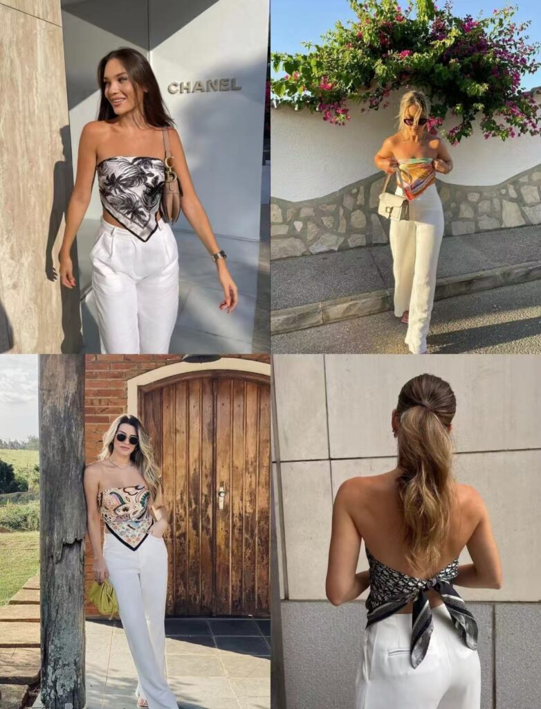  a gorgeous transformation from scarves to tops