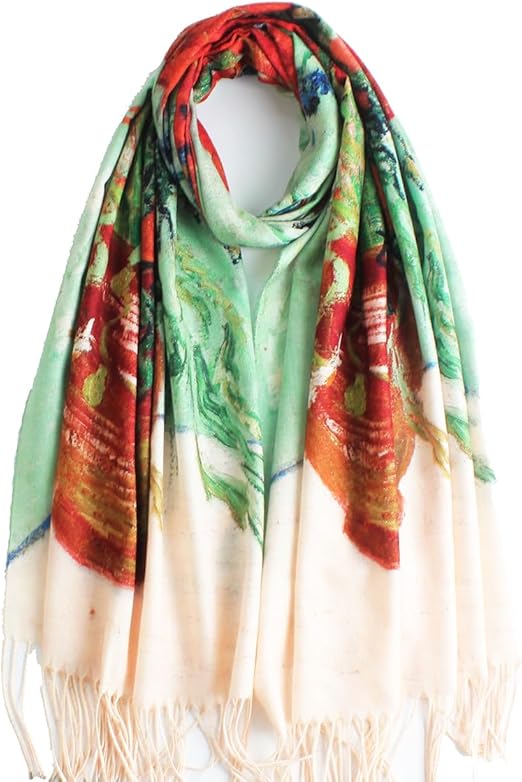 Daisies And Poppies Scarf