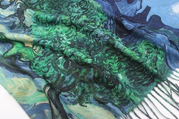 Elegant Art Blanket Oil Painting Shawl