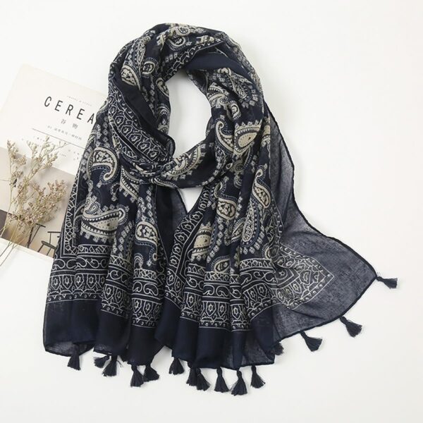 Geometric Paisley Scarf