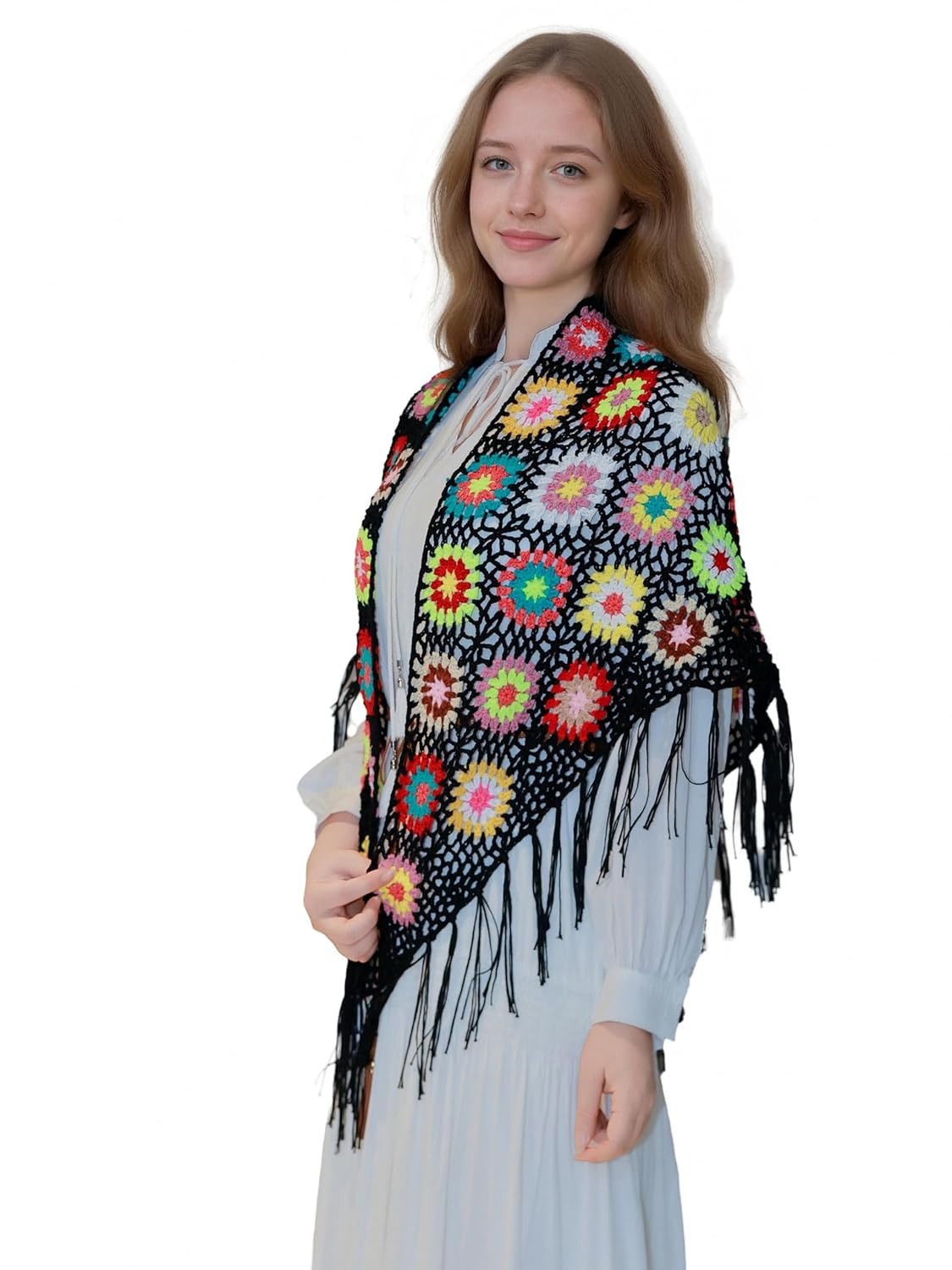 Carefully hand-crocheted