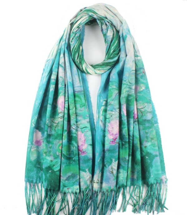Monet Water Lily Silk Scarf