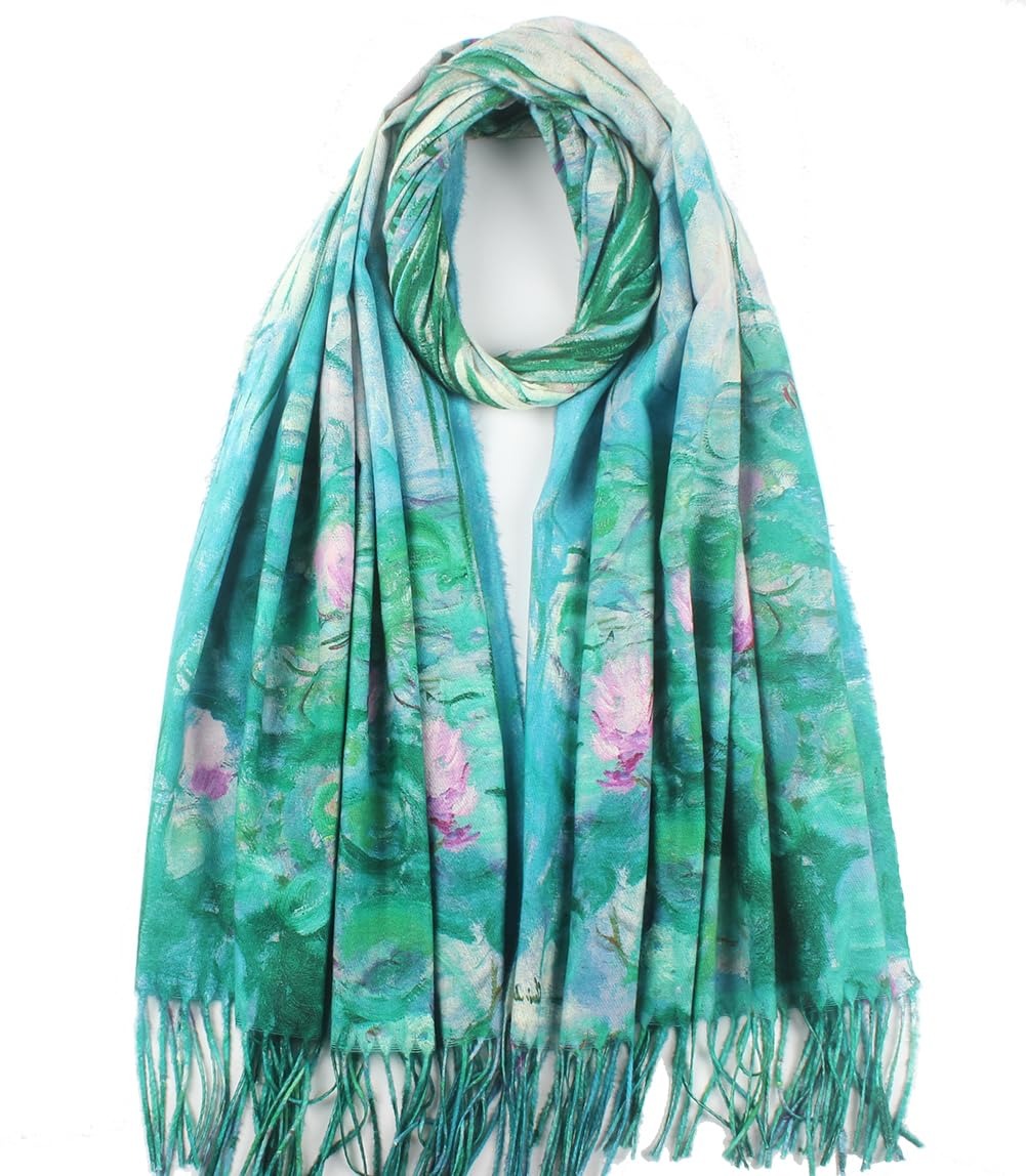 Monet Water Lily Silk Scarf