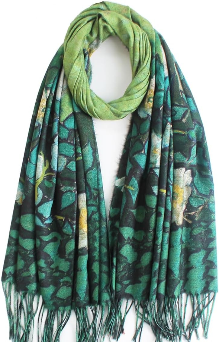 Master Oil Painting Scarf Soft Windproof