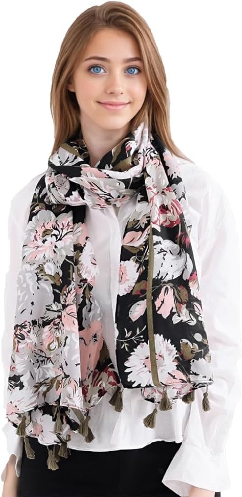 Lovely floral print scarf