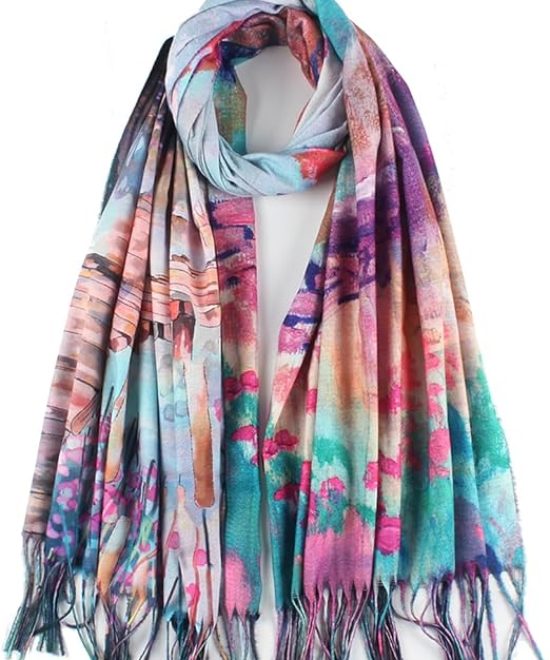 Texture Floral Scarf