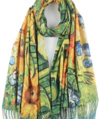 sunflower scarf shawl