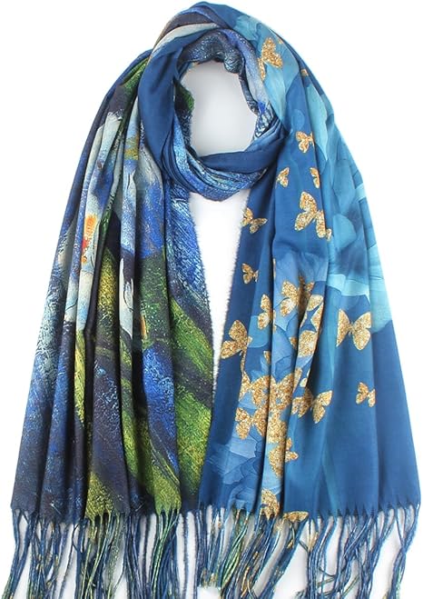 Butterfly Floral Shawl