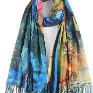 Oil Painting Series Long Scarf