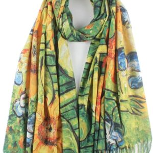 sunflower scarf shawl