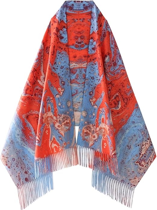 Lava Ocean Decorative Painting Scarves